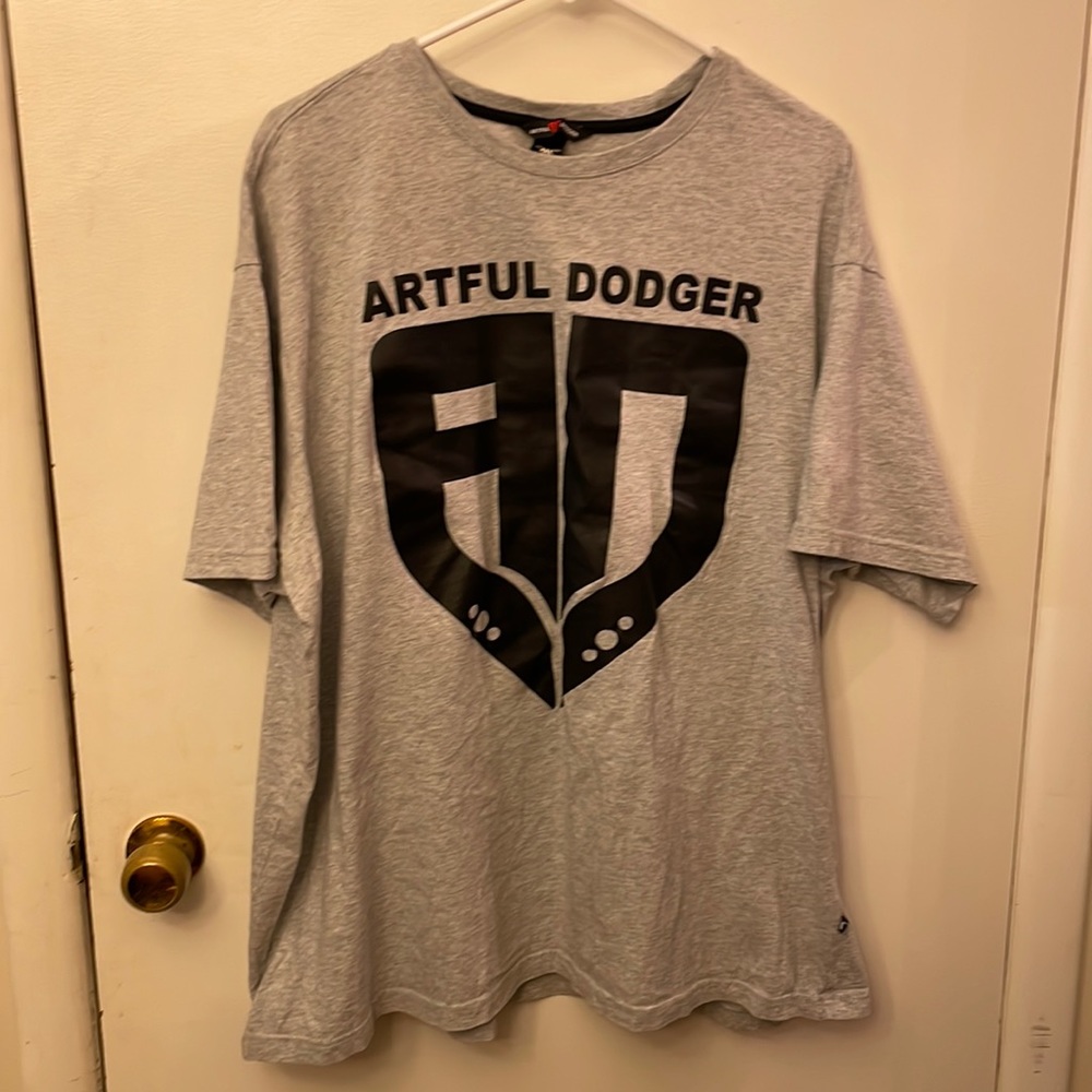 Artful Dodger Men’s T-shirt Grey Size 4XL